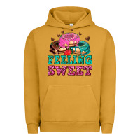 Pigment Peanut Butter feeling sweet donuts Urban Hoodie - AdoDesignShop