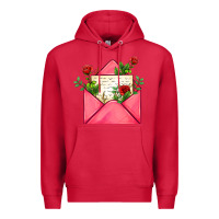 Cardinal pink letter Premium Hoodie - AdoDesignShop