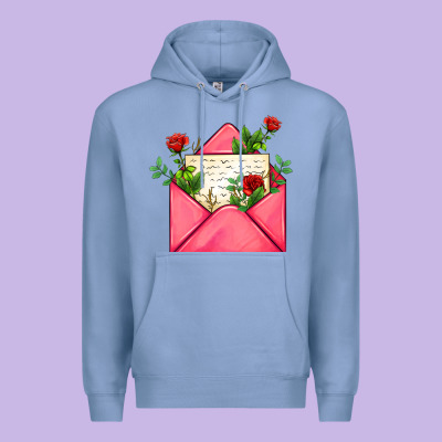 Pink Letter Premium Hoodie Designed By Adodesignshop