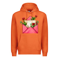 Carrot pink letter Premium Hoodie - AdoDesignShop