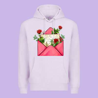 Pink Letter Premium Hoodie Designed By Adodesignshop