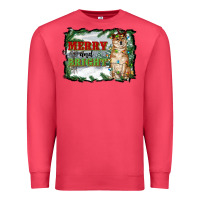Cardinal merry and bright shiba inu Premium Sweatshirt - RanaPortraitStore