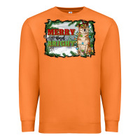 Carrot merry and bright shiba inu Premium Sweatshirt - RanaPortraitStore