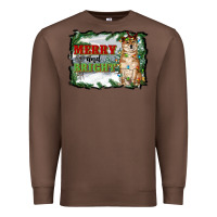 Chestnut merry and bright shiba inu Premium Sweatshirt - RanaPortraitStore