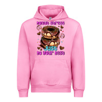 Fuchsia Pink donut stress just do your best Urban Hoodie - AdoDesignShop