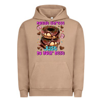 Pigment Burro donut stress just do your best Urban Hoodie - AdoDesignShop