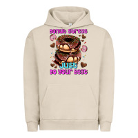 Pigment French Oak donut stress just do your best Urban Hoodie - AdoDesignShop