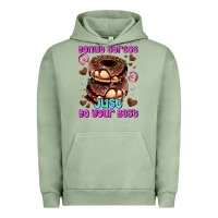 Pigment Oil Green donut stress just do your best Urban Hoodie - AdoDesignShop