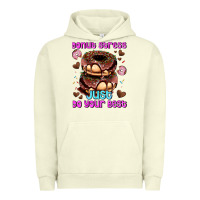 Pigment Pistachio donut stress just do your best Urban Hoodie - AdoDesignShop