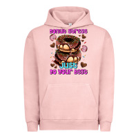 Pigment Salmon donut stress just do your best Urban Hoodie - AdoDesignShop