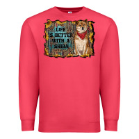 Cardinal life is better with a shiba Premium Sweatshirt - RanaPortraitStore