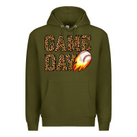 Army Green game day baseball Premium Hoodie - JahusDesignShop
