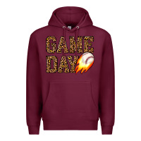 Burgundy game day baseball Premium Hoodie - JahusDesignShop