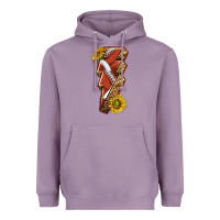 Lavender sport football  lightning bolt Heavyweight Hoodie - texasbilliewilder