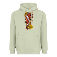 Matcha sport football  lightning bolt Heavyweight Hoodie - texasbilliewilder