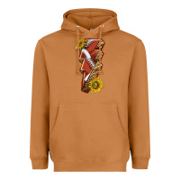 Meerkat sport football  lightning bolt Heavyweight Hoodie - texasbilliewilder