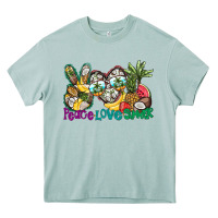 Arona Peace Love Summer Heavy Core Tee - CowhideDigitalArt