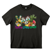 Asphalt Peace Love Summer Heavy Core Tee - CowhideDigitalArt