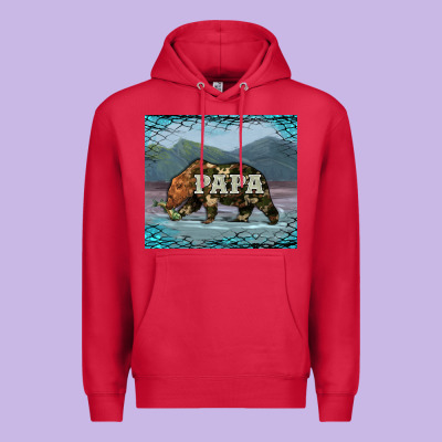 Papa Bear Tumbler Premium Hoodie Designed By Artiststas