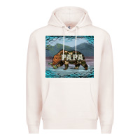 Pale Pink papa bear tumbler Premium Hoodie - Artiststas