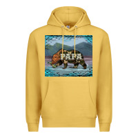 Antique Gold papa bear tumbler Premium Hoodie - Artiststas