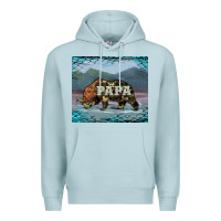 Blue Mist papa bear tumbler Premium Hoodie - Artiststas