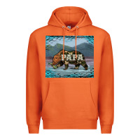 Carrot papa bear tumbler Premium Hoodie - Artiststas