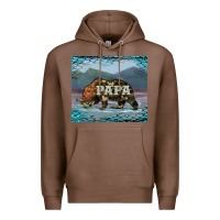 Chestnut papa bear tumbler Premium Hoodie - Artiststas