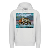 Dove Grey papa bear tumbler Premium Hoodie - Artiststas