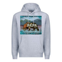 Heather Grey papa bear tumbler Premium Hoodie - Artiststas