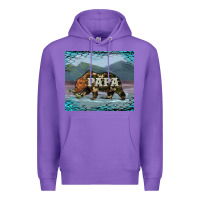 Purple papa bear tumbler Premium Hoodie - Artiststas