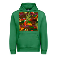 Emerald mexican food seamless pattern Urban Hoodie - BundleAndBundleShop