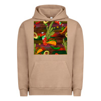 Pigment Burro mexican food seamless pattern Urban Hoodie - BundleAndBundleShop