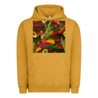 Pigment Peanut Butter mexican food seamless pattern Urban Hoodie - BundleAndBundleShop