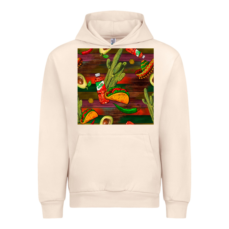 Mexican Food Seamless Pattern Urban Hoodie by BundleAndBundleShop | Teevron