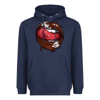 Navy sports lips american football Heavyweight Hoodie - texasbilliewilder