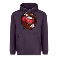 Plum sports lips american football Heavyweight Hoodie - texasbilliewilder