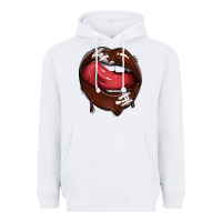 White sports lips american football Heavyweight Hoodie - texasbilliewilder