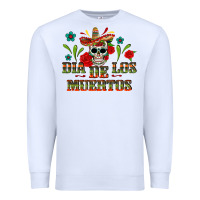 White dia de los muertos Premium Sweatshirt - texasbilliewilder