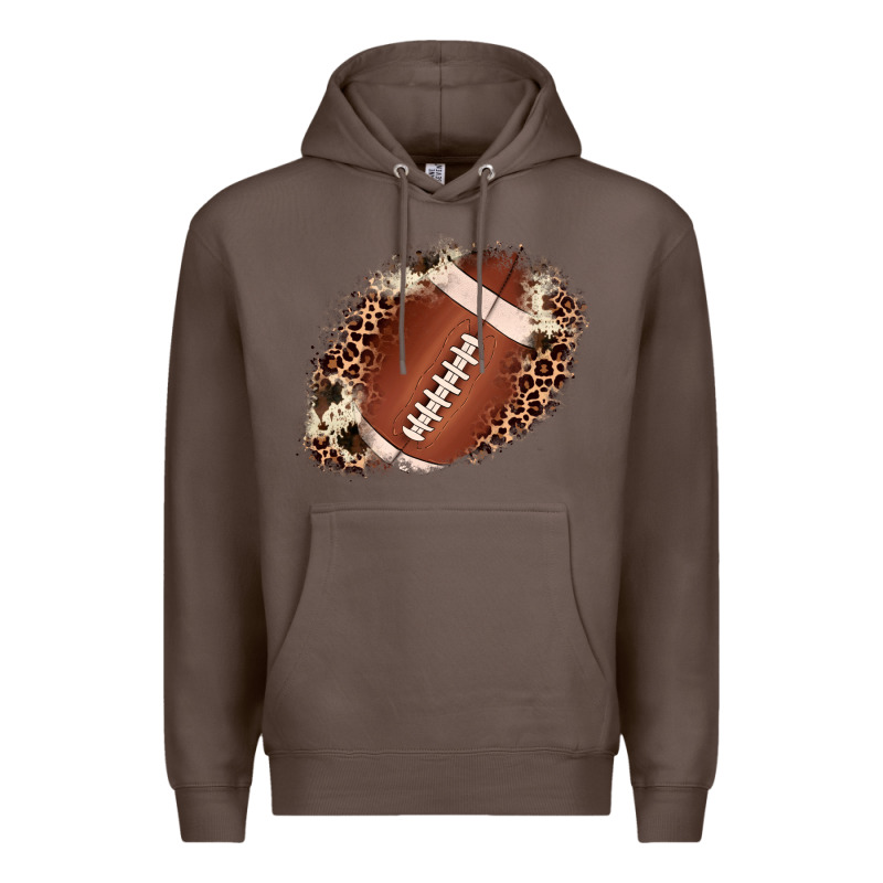 Football Cowhide Leopard Patch Premium Hoodie by JahusDesignShop | Teevron