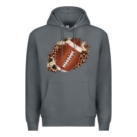 Rock football cowhide leopard patch Premium Hoodie - JahusDesignShop