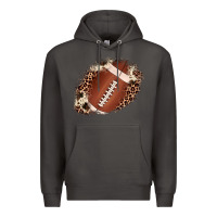 Smoke football cowhide leopard patch Premium Hoodie - JahusDesignShop