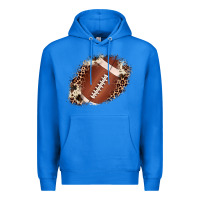 True Royal football cowhide leopard patch Premium Hoodie - JahusDesignShop