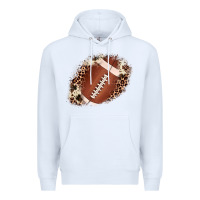 White football cowhide leopard patch Premium Hoodie - JahusDesignShop