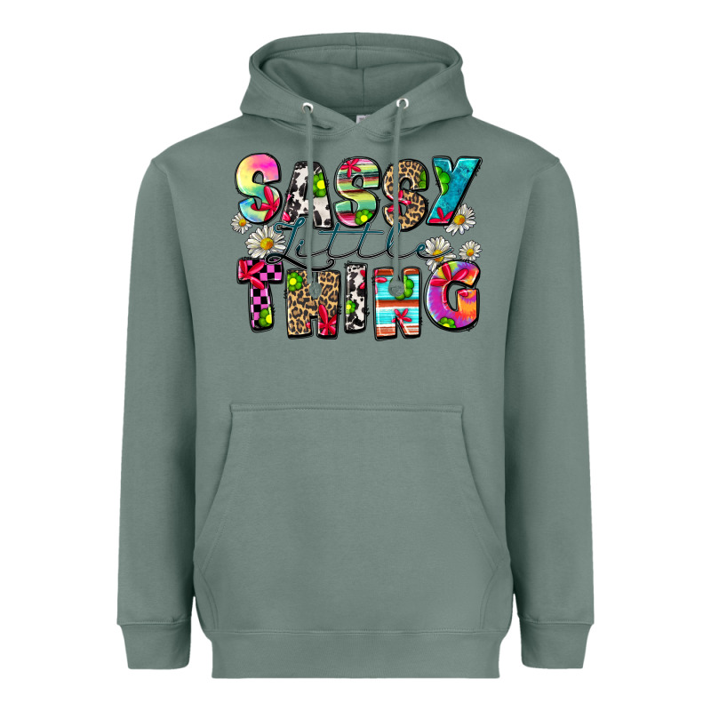 Sassy Little Thing Heavyweight Hoodie by Zillion Design Studio | Teevron