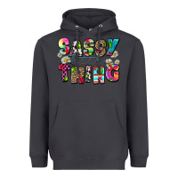 Smoke sassy little thing Heavyweight Hoodie - Zillion Design Studio