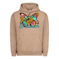 Pigment Burro dreamer with Butterfly and sunflowers Urban Hoodie - Artiststas