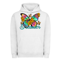 Pigment Lunar Rock dreamer with Butterfly and sunflowers Urban Hoodie - Artiststas