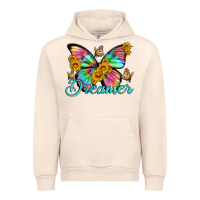 Sandshell dreamer with Butterfly and sunflowers Urban Hoodie - Artiststas