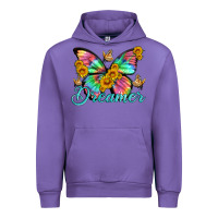 Tulip dreamer with Butterfly and sunflowers Urban Hoodie - Artiststas